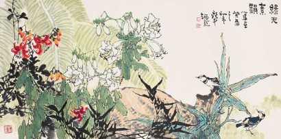 王炳龙 1993年 绿天素韵 镜片